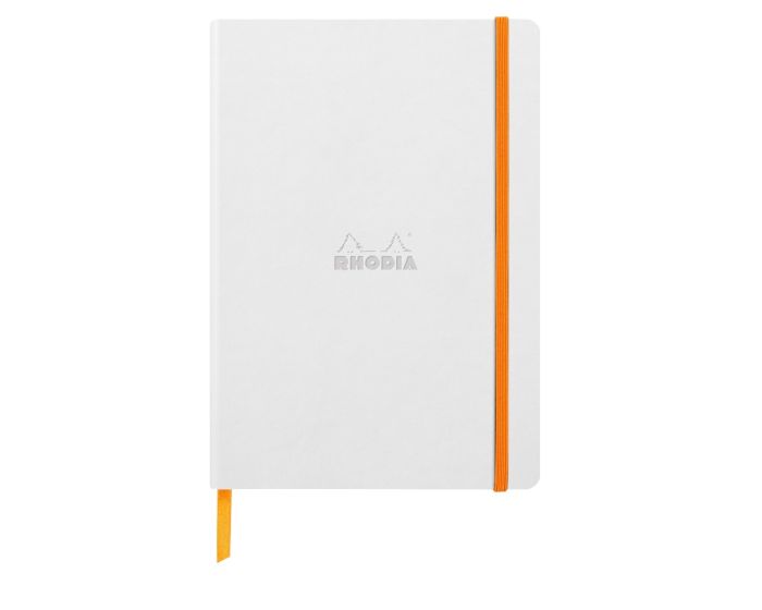 Exaclair B2B Rhodia - Rhodiarama - Softcover Notebook - Dot Grid - 80  Sheets - Ivory Paper - A5 - White