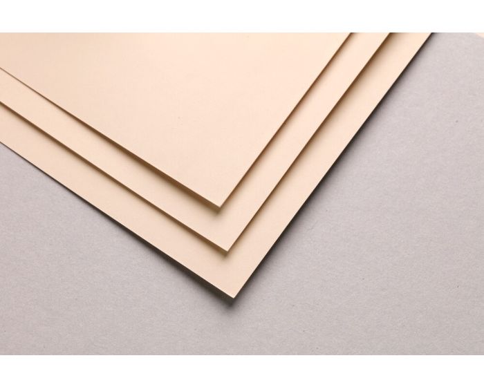 #96055 - Clairefontaine Pastelmat - Sheets - Beige - Five Sheets - 360g -  19 1/2 x 25 1/2