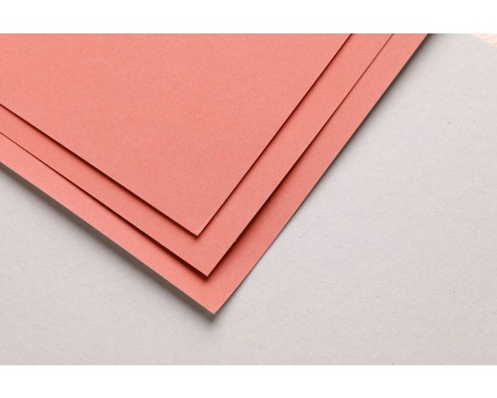 Exaclair B2B #196060 - Clairefontaine Pastelmat - Sheets - Sanguine Red -  Five Sheets - 360g - 3 3/4 x 4 3/4