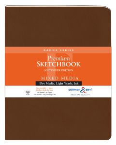 Exaclair B2B #900770 Stillman & Birn Wirebound Mixed Media Sketchbook,  Square, 7 x 7, 52 Pages, Zeta Series