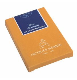 #11019JT - Jacques Herbin "Essential" Ink Cartridges - 1.35 ml - Bleu de Minuit