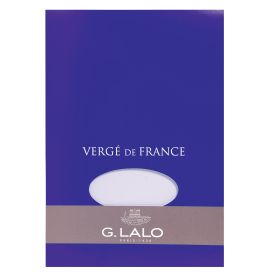 G. Lalo - Verge de France - Writing Tablets - 50 Sheets - 5 3/4 x 8 1/4" - White