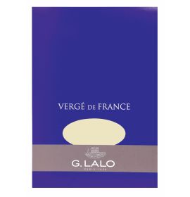 G. Lalo - Verge de France - Writing Tablets - 50 Sheets - 5 3/4 x 8 1/4" - Ivory