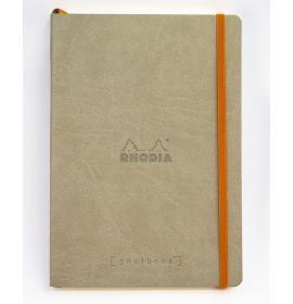 Rhodia Softcover Goalbook - Dot Grid - Ivory Paper - A5 - Beige