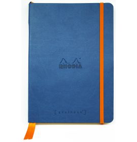 Rhodia Softcover Goalbook - Dot Grid - Ivory Paper - A5 - Sapphire