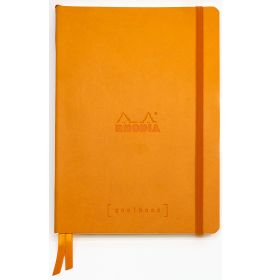 Rhodia Softcover Goalbook - Dot Grid - Ivory Paper - A5 - Orange