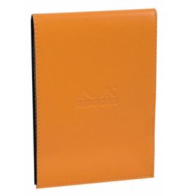 Rhodia - Pad Holder - Includes #13200 Notepad - 4 1/2 x 6 1/4" - Orange