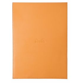 Rhodia - Pad Holder - Includes #18200 Notepad - 8 1/4 x 11 3/4" - Orange