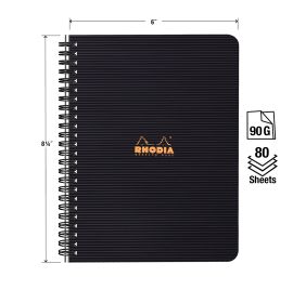 Rhodia - Rhodiactive - Meeting Book - 90g White Paper - Lined - 6 x 8 1/4"