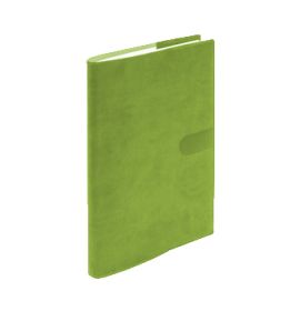 #2113Q4 Quo Vadis 2024 Notor Daily Planner 12 Months, Jan. to Dec. 4 3/4 x 6 3/4" Smooth Faux Suede Bamboo Green