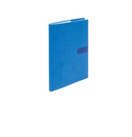 #2112Q4 Quo Vadis 2024 Notor Daily Planner 12 Months, Jan. to Dec. 4 3/4 x 6 3/4" Smooth Faux Suede Blue