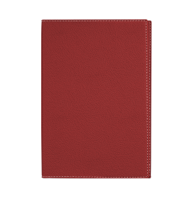 #1525Q5 Quo Vadis Minister 2023 Weekly/Monthly Planner 13 Months, Dec. to Dec. Compact 6 1/4 x 9 3/8" Bound, Refillable Grained Leatherette Red