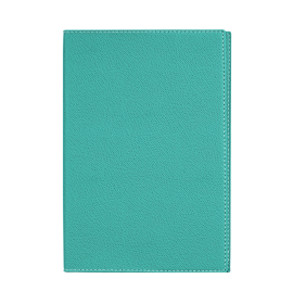 #20217E4 Quo Vadis 2020 Visual Weekly/Monthly Planner 12 Months, Jan. 2019 to Dec. 2019 6 x 8 1/4" Grained Faux Leather Club Turquoise