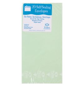 #156/22 Clairefontaine Pollen Stationery Rectangular Envelopes 4 ? x 8 ¾ Blank vy Blue 20 envelopes