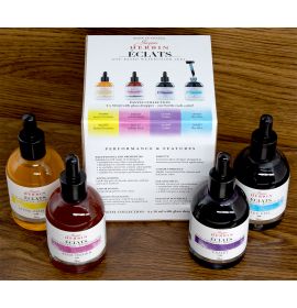 Jacques Herbin - Eclats Dye-Based Watercolor Ink - 50ml Bottle with Glass Pipette - Pastel Color Collection
