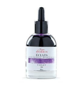 Jacques Herbin - Eclats Dye-Based Watercolor Ink - 50ml Bottle with Glass Pipette - Violet