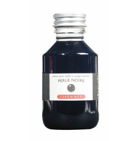 Jacques Herbin - Fountain Pen Ink - Perle Noire - 100ml Bottle