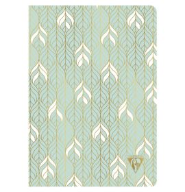 #193336 Clairefontaine Neo Deco Collection, Sewn Spine, 6 x 8 1/4", Lined, "Sea Green""
