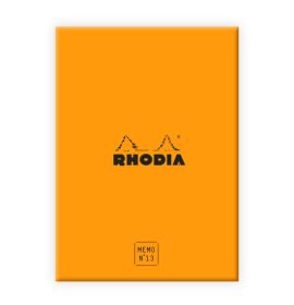 Rhodia - Memo Pads - N13 Graph with Refillable Box - 4  1/2 x 6 1/4"
