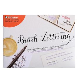 Brause - Calligraphy Brush Lettering Practice Cards