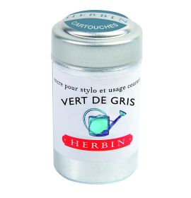 Jaques Herbin - Fountain Pen Ink - Vert de Gris - Cartridge