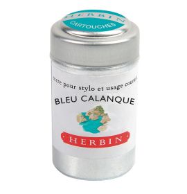 Jacques Herbin - Fountain Pen Ink - Bleu Calanque - Cartridge