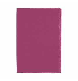 #20215E4 Quo Vadis 2020 Visual Weekly/Monthly Planner 12 Months, Jan. 2019 to Dec. 2019 6 x 8 1/4" Grained Faux Leather Club Rose Grenadine