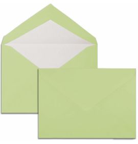 #208/03 G. Lalo Open Stock Vergé de France Rectangular Envelopes 6 ? x 9 Straight edge Pistachio 25 envelopes