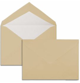 #208/06 G. Lalo Open Stock Vergé de France Rectangular Envelopes 6 ? x 9 Straight edge Champagne 25 envelopes