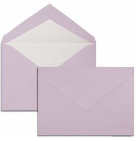#208/10 G. Lalo Open Stock Vergé de France Rectangular Envelopes 6 ? x 9 Straight edge Lavender 25 envelopes
