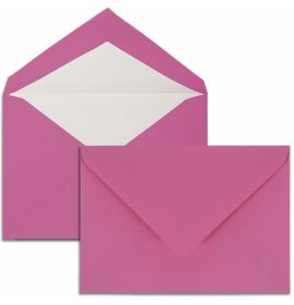 #208/15 G. Lalo Open Stock Vergé de France Rectangular Envelopes 6 ? x 9 Straight edge Raspberry 25 envelopes
