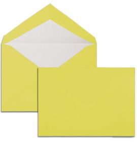 #208/19 G. Lalo Open Stock Vergé de France Rectangular Envelopes 6 ? x 9 Straight edge Yellow 25 envelopes