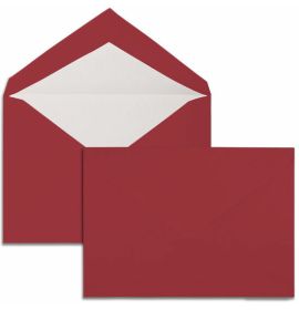 #208/20 G. Lalo Open Stock Vergé de France Rectangular Envelopes 6 ? x 9 Straight edge Burgundy 25 envelopes