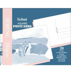 #21580 Schut Serene Postcards Cold Press/Medium Fine 300g 10,5x14,8 cm - 20 Postcards