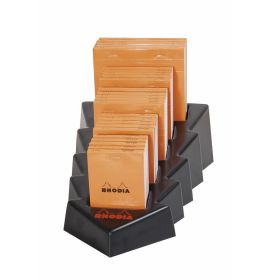#220009 Rhodia Classic Black Countertop Mini Plastic Display 9 x 15 x 12 Assorted Black