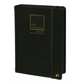 Quo Vadis - Life Journal - Dot Grid - Black Paper - Numbered Pages - Black 