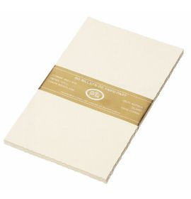 #265/55 G. Lalo Open Stock French Wedding Invitation Sheets 7-1/2 X 12 Deckle edge Antique White 50 cards