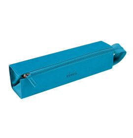 #319017C Rhodia Rhodiarama Pencil Box - Turquoise - Italian Faux Leather - 9 x 2 x 2