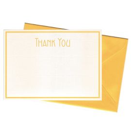 Bordered Thank You Cards