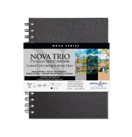 Nova Series Trio Wirebound Portrait - 6 x 8" - Stillman & Birn Mixed Media Sketchbook