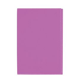 #6326 Quo Vadis Refillable Notebook 78 Lined Sheets Compact 6 1/4 x 9 3/8" Club Cover Lilac