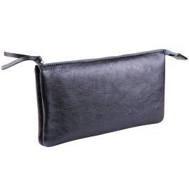 Clairefontaine - Leather Accessories - Iridescent Leather Double Pouch - Oil