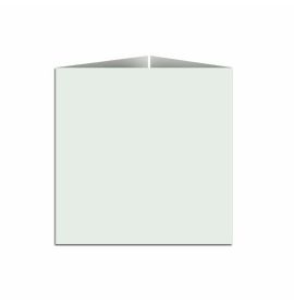 #422/00 G. Lalo Open Stock Vergé de France Gatefold Cards 6 ¼ x 6 ¼ Straight edge White 25 cards