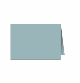 #426/02 G. Lalo Open Stock Vergé de France Foldover Rect. Cards 4 ¼ x 6 Straight edge Blue 25 cards