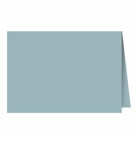 #433/02 G. Lalo Open Stock Vergé de France Foldover Rect. Cards 5 ? x 8 ¼ Straight edge Blue 25 cards