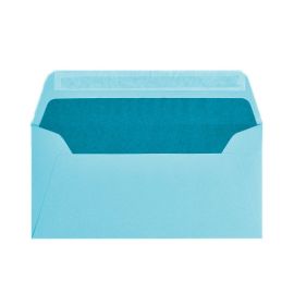 G. Lalo - Verge de France - 25 Envelopes matching #127 - 4 1/4 x 8 1/2" - Turquoise