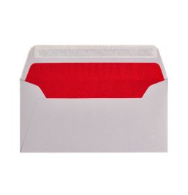 G. Lalo - Verge de France - 25 Envelopes matching #127 - 4 1/4 x 8 1/2" - Graphite Grey