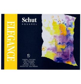 #55001 Schut Elegance Cold Press/Medium Fine 300g 18x24 cm - bloc of 10 sheets