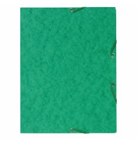 Exacompta - Three Flap Folder - Pressboard - 9 1/2 x 12 1/2" - Green