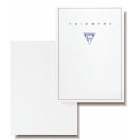 Clairefontaine "Triomphe"  Stationery - Writing Tablets - 8 ¼ x 11 ¾" - Lined - Extra White